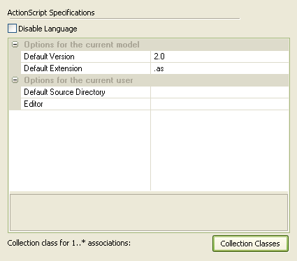 ActionScriptSpecification