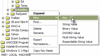 Add-inRegistry