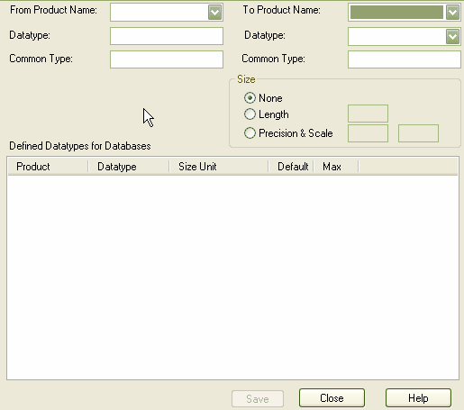 Database datatypes