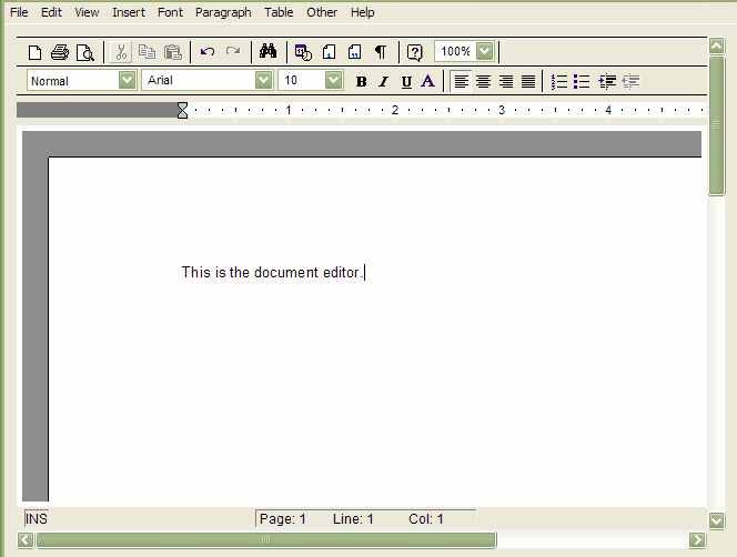 DocumentEditor