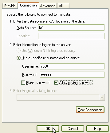 DataLink-Oracle-Connection